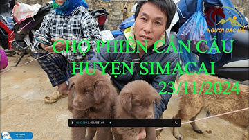 CHỢ PHIÊN CÁN CẤU - HUYỆN SIMACAI - CHỢ VÙNG CAO VỚI NHIỀU ĐẶC SẢN 23/11/2024
