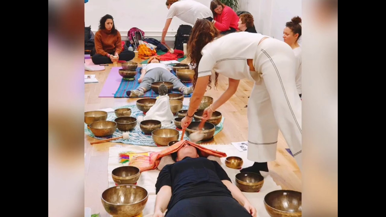 Sound Energy Medicine course with Lola Lhamo. Day 2. Sound Bath with Himalayan Singing Bowls