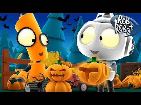 ロビン Trick or Adventure The Great Pumpkin Planet Adventure 🎃 | Rob the Robot | Kids
