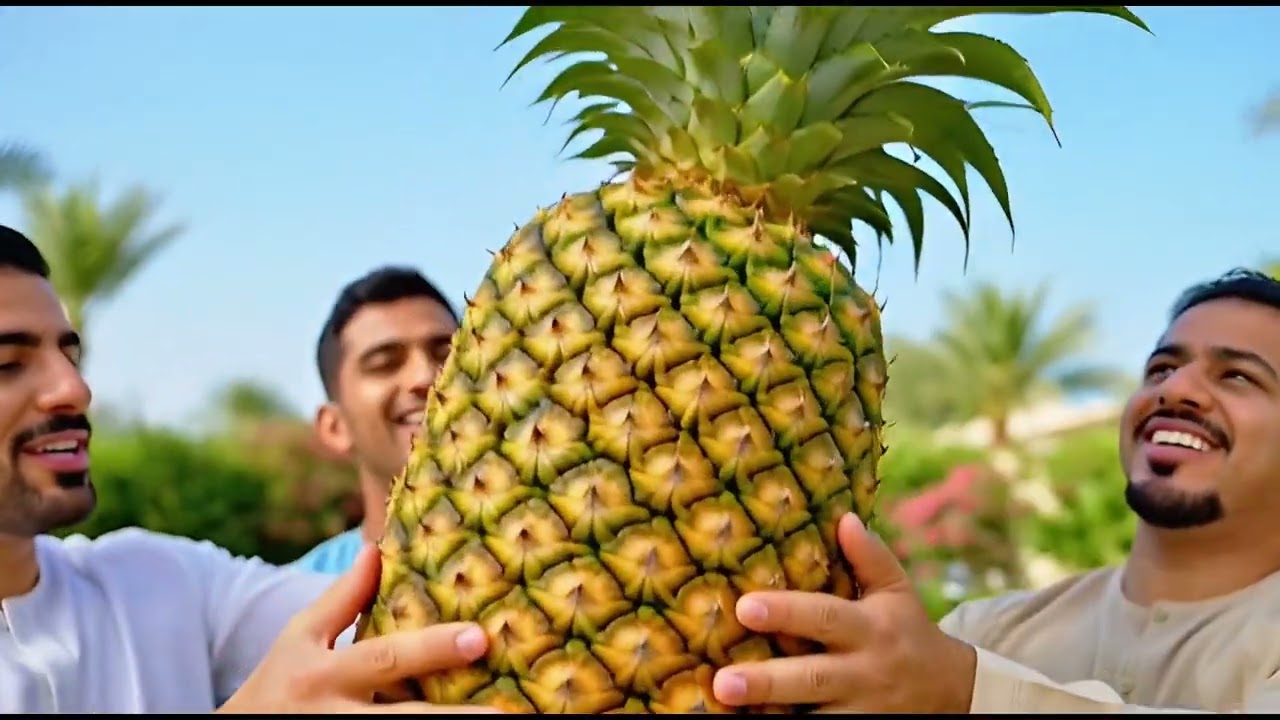 HOW GIANT PINEAPPLES ARE GROWN | From Green to Golden Pineapple Farm