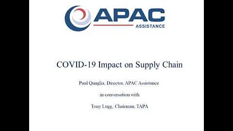 COVID 19 Impact on Supply Chain feat. Paul Quaglia...