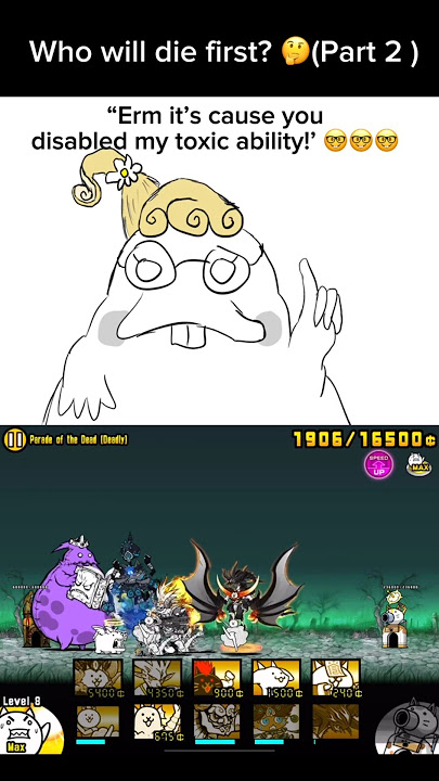 Who Will Die First? 🤔 Part 2 (Battle cats)