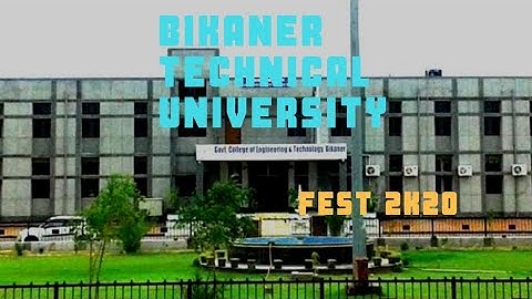upcoming Fest 2020 in bikaner technical University (BTU)