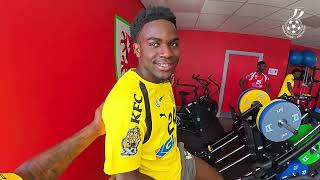 BLACK STARS SECOND GYM SESSION IN CARDIFF