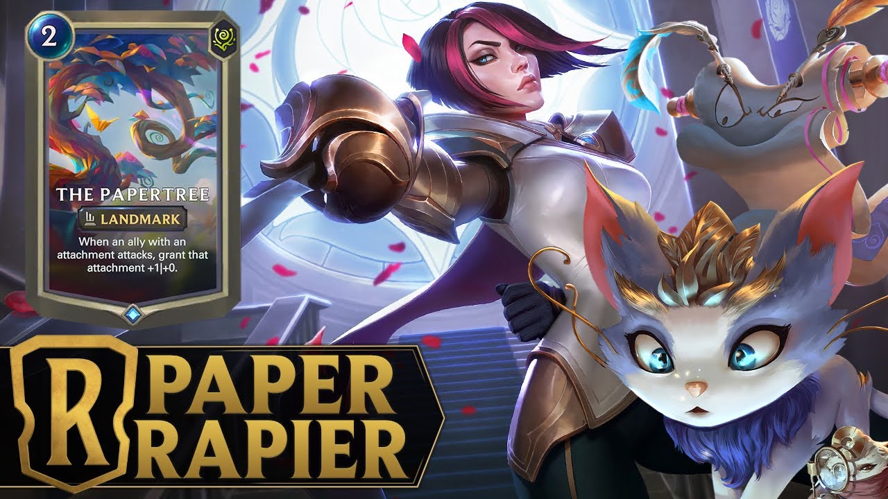 Paper Rapier Fiora Yuumi Fizz Deck Legends of Awakening