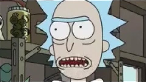 We Are Number One but whenever something retarded happens or "one" is said Rick says "Retarded"