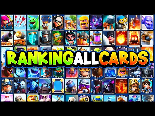 RANKING EVERY CARD in CLASH ROYALE (2020 TIER LIST) - YouTube RANKING EVERY CARD in CLASH ROYALE (2020 TIER LIST) - YouTube