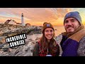 Portland Head Light, Lobster Rolls, and a Quick Tour of a Friend's DIY Converted Sprinter Van - Ep 6