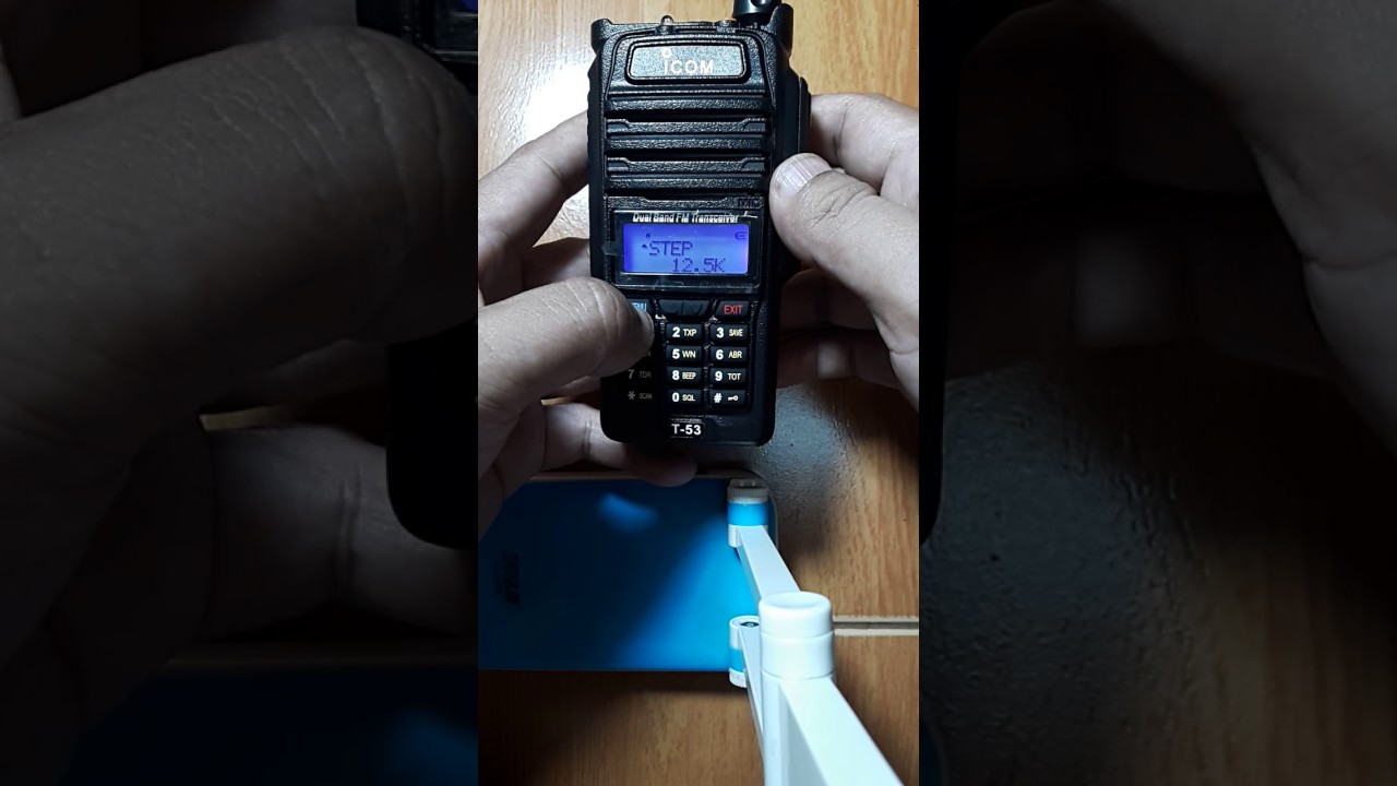 เมนูการใช้งานเบื้องต้น ICOM T53