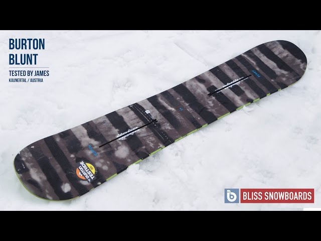 Burton Blunt 2016 Snowboard Review By James At Bliss Snowboards