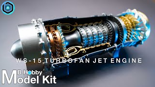 3D Printed Turbofan Engine DIY Model | Speed Build