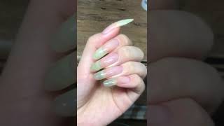 Natural long nails