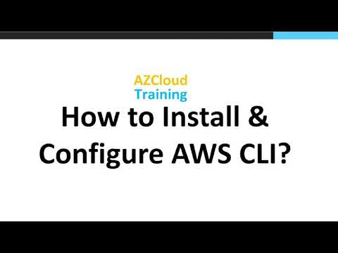 How to install & configure AWS CLI?