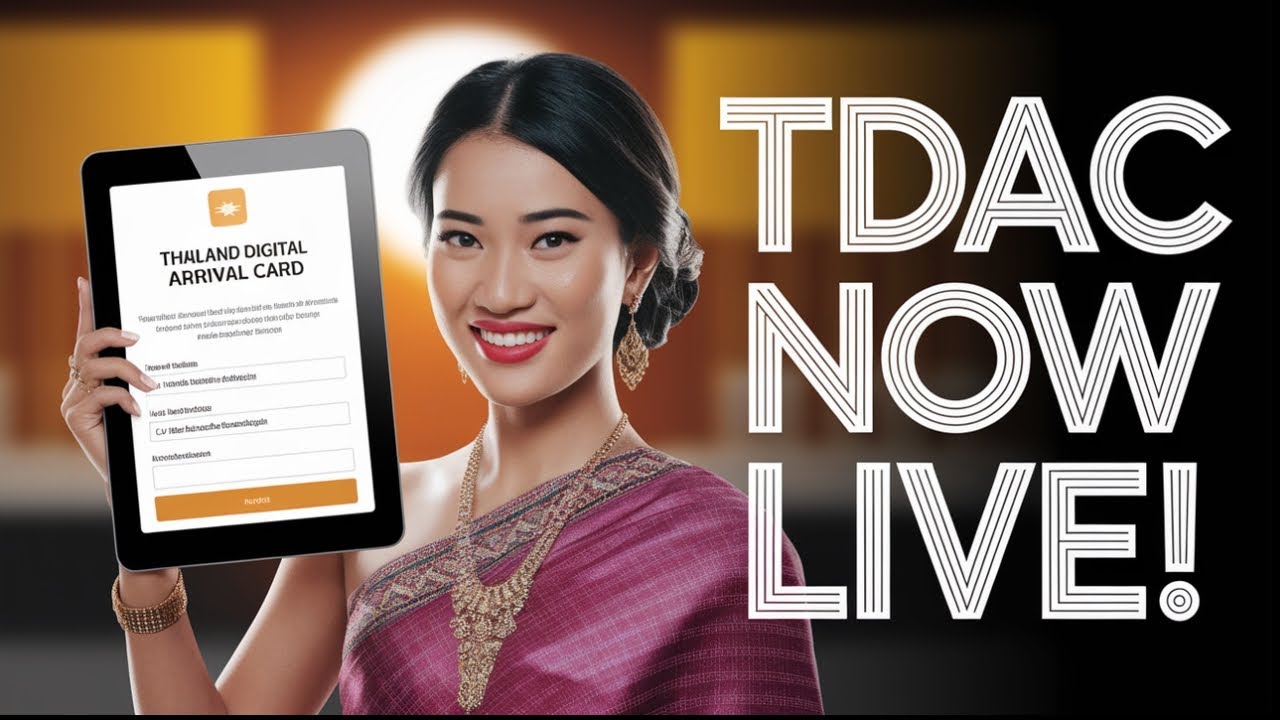 Thailand’s Digital Arrival Card (TDAC) Is LIVE! What You MUST Know