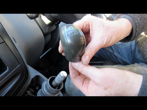 Mercedes Vito 2009 W639 van how to remove manual gear knob easy trick