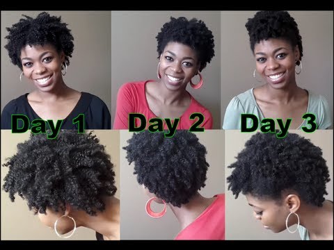 4c natural hair  maintaining my hair without retwisting nightly wet  twistout night routine