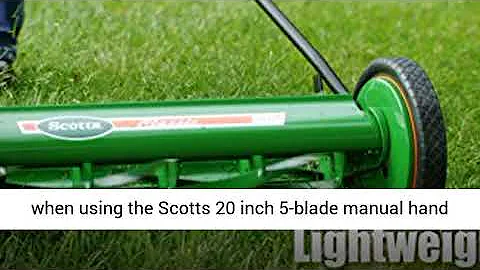 Scotts Outdoor Power Tools, 20 Inch 5 Blade Classic Push Reel Lawn Mower