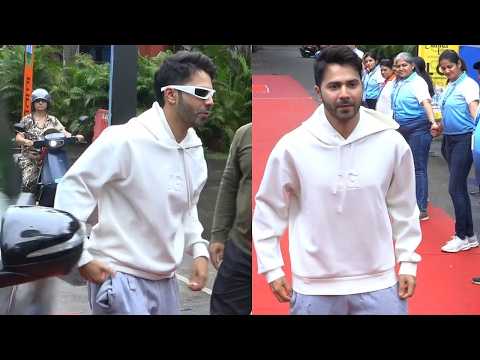 Varun Dhawan Spotted At Andheri Sports Complex
