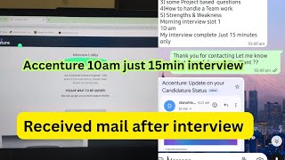 एक्सेंचर में 29 दिसंबर को सुबह 10 बजे से 15 मिनट के अंतराल पर साक्षात्कार के प्रश्न | एक्सेंचर एस... screenshot 3