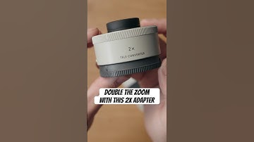 Turn your 200mm lens into a 400mm lens