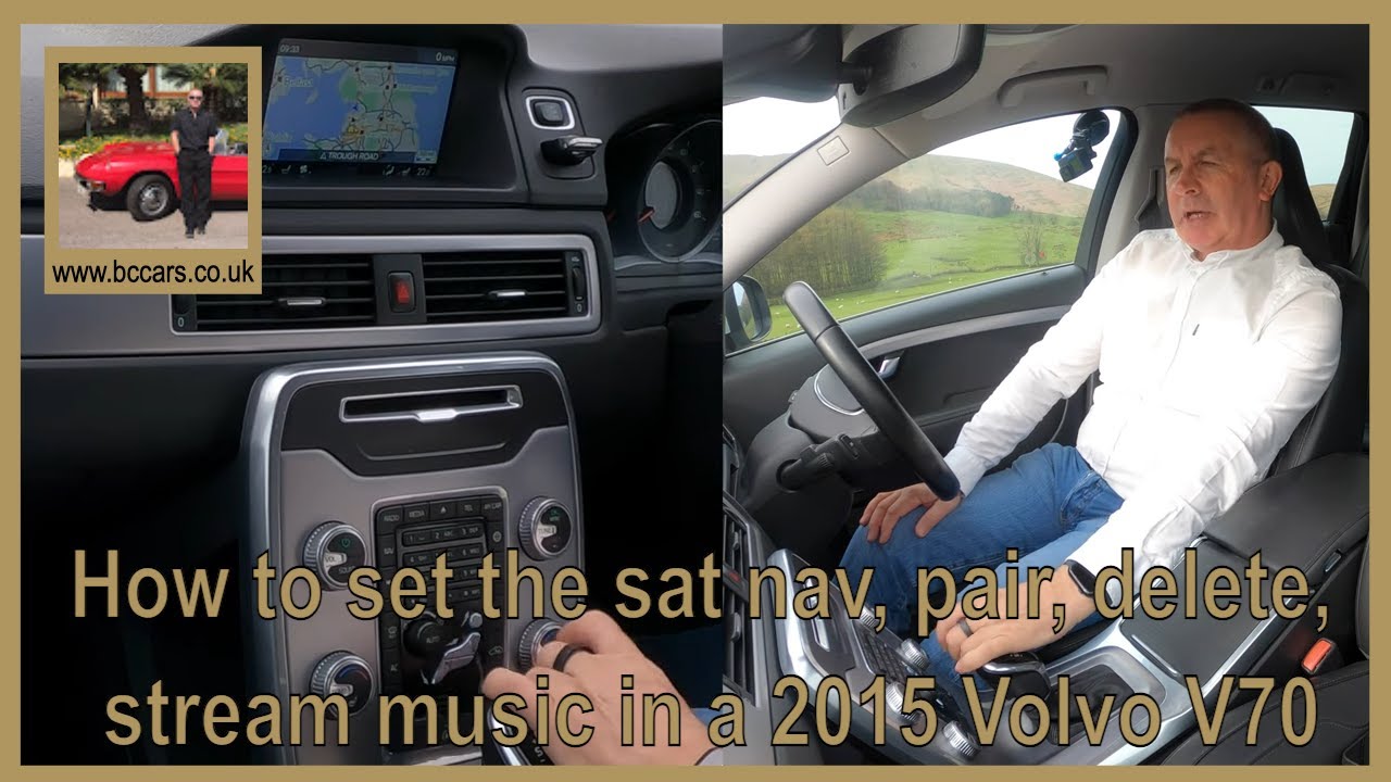 sat nav, pair, delete, stream music 