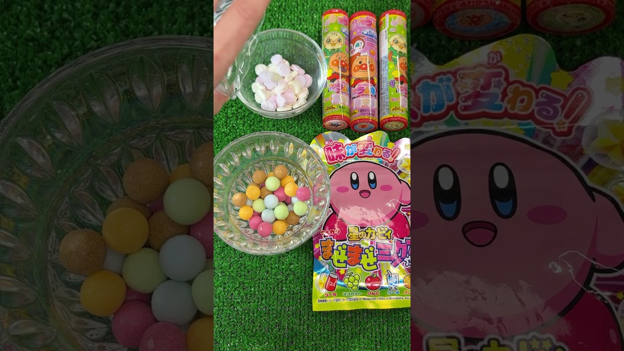 Japanese Candy ASMR 🍬 | Pouring Ramune Candy into Glass Bowl Sounds | No Talking