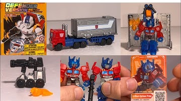 Transformers generation one Optimus Prime, Roller & trailer review. G1 Blokees defender figures kits