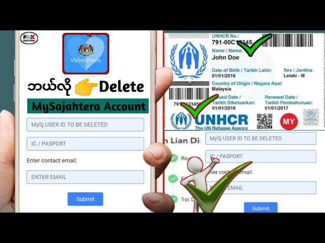 ပယ်ဖျက်နိုင်ပုံ|| How to delete MySejahtera account permanently| in Rohingya language|| class=