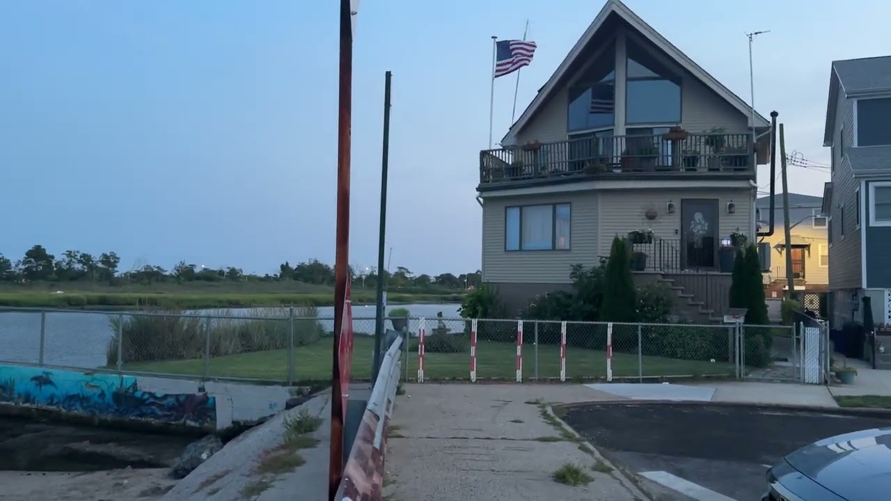 Gerritsen Beach "The Point" Brooklyn NYC  Jamaica Bay tidal estuary of the Atlantic Ocean New York