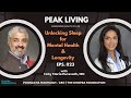 Peak living  in conversation with dr feby puravath a practicing sleep medicine physician