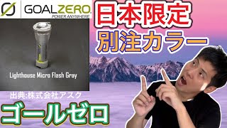 ゴールゼロ】ライトハウスマイクロフラッシュ日本限定別注カラーGray