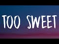 Hozier - Too Sweet (Lyrics) "you