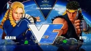 SFV - Mago [Karin] x Tokido [Ryu] - Dreamhack Summer 2016