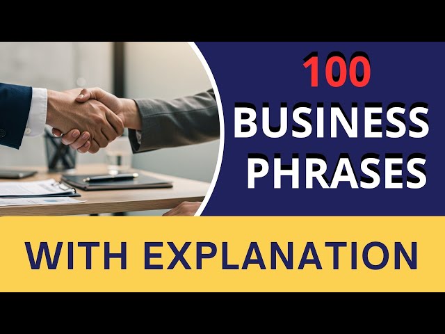 Business English Top 100 Most Popular Words In Business English You