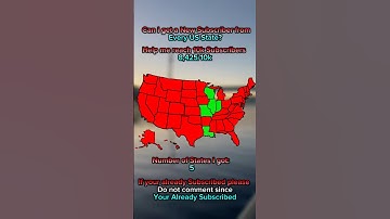 Can I get a New Subscriber from Every US State? Part 2 #geography  #map #mapping #northamerica #usa