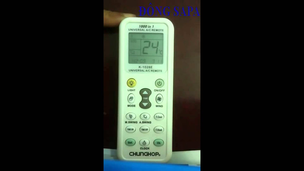 Hướng dẫn sử dụng remote đa năng - youtube