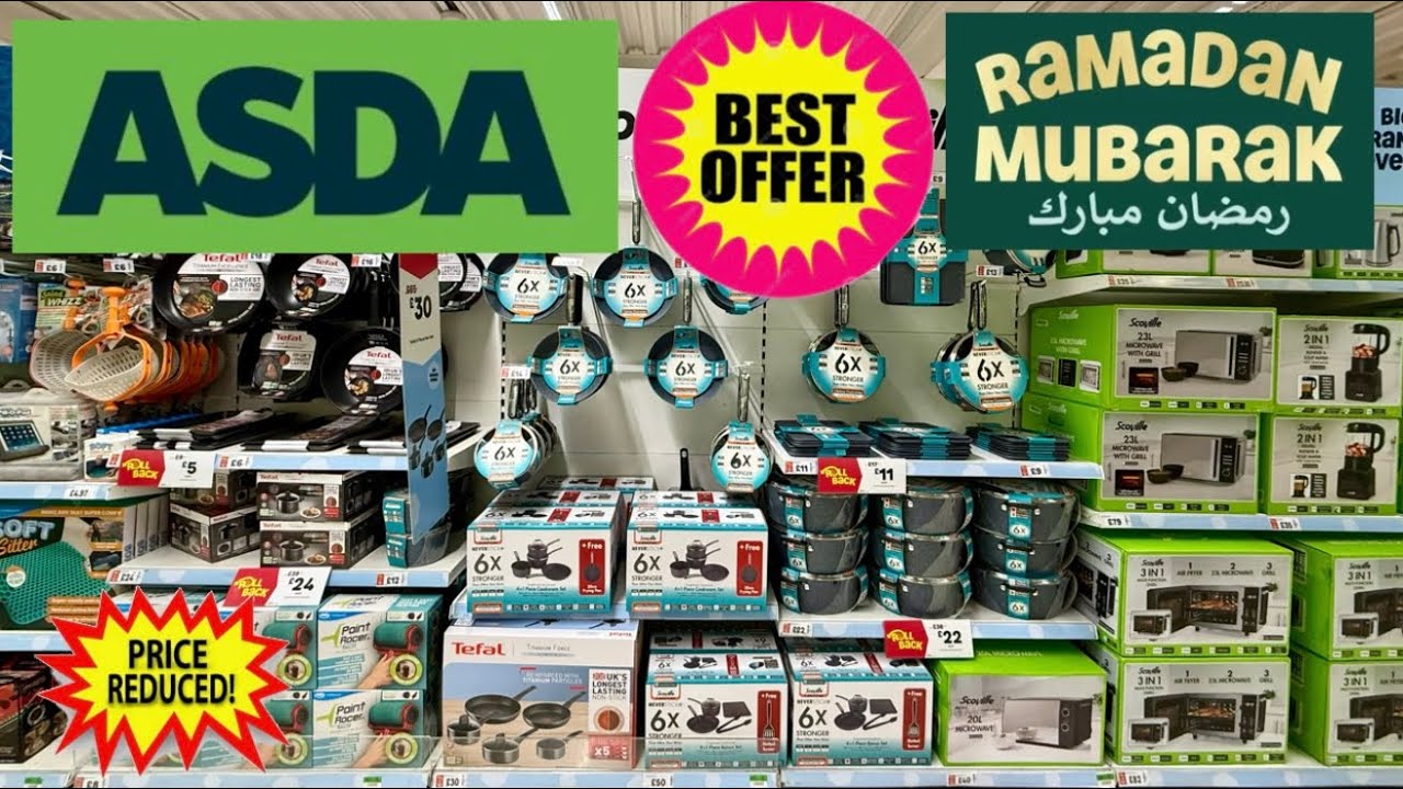 Asda Sale Kitchen items / Crockery / Appliances / and Much More . Full Walking Tour 2026 . 