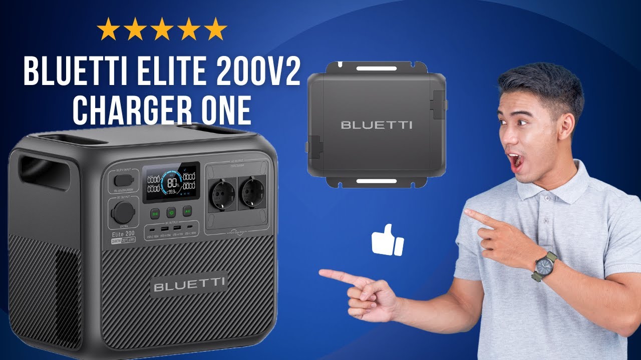 ⚡BLUETTI ELITE 200 V2 Y CHARGER ONE  🔋 POTENCIA EXTREMA PARA TU CAMPER