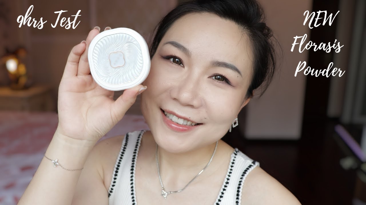 FLORASIS NEW Flawless Jade Breathable Pressed Powder 9 HOURS TEST | Florasis VS NARS