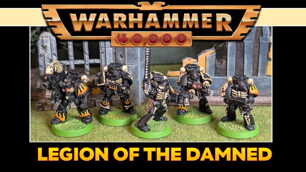 90s Legion of the Damned Space Marines | Warhammer 40k 2nd edition