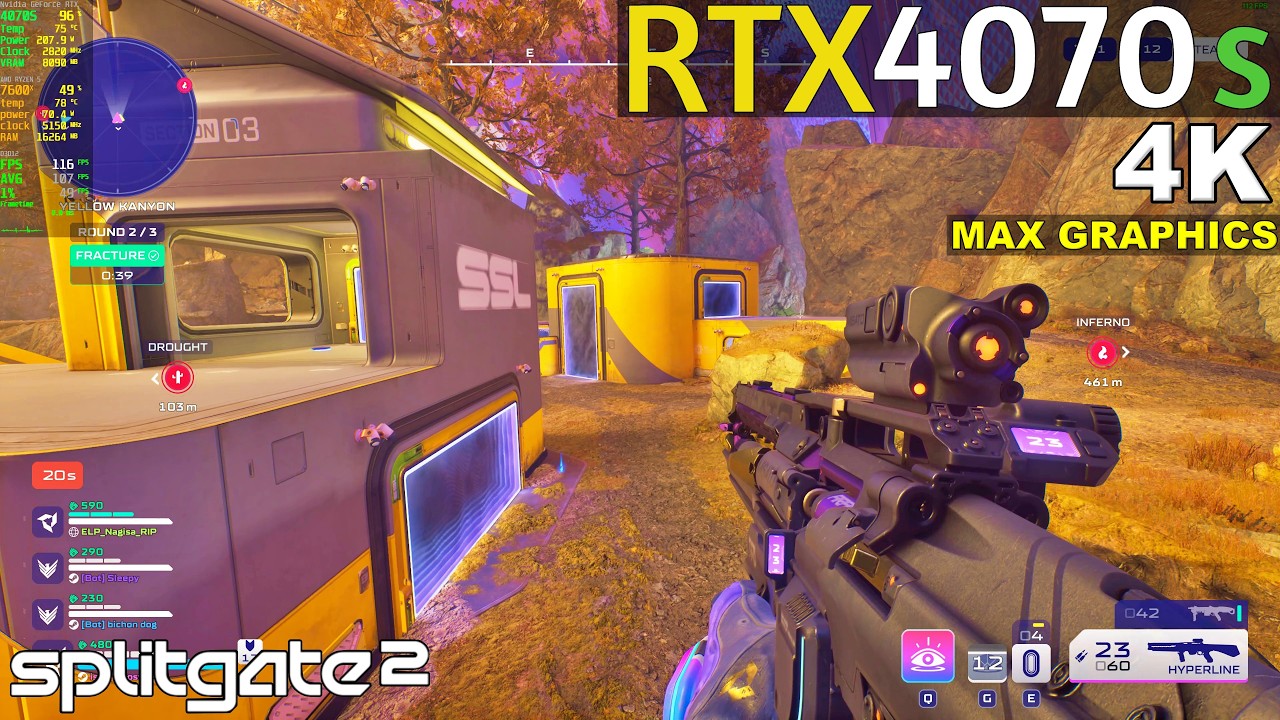 SPLITGATE 2 | BATTLE ROYALE | RTX 4070 SUPER | 4K MAX GRAPHICS - YouTube