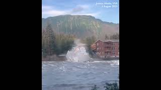 WATCH Glacial flooding damages houses in Alaska