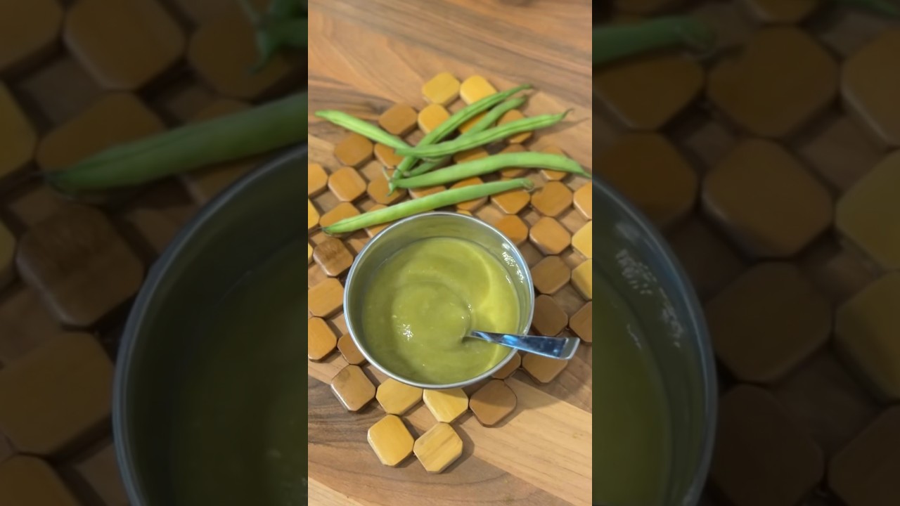 Baby Food Homemade Beans Puree For 6 Months Up babyfood shorts baby-food-homemade-beans-puree-for-6-months-up-babyfood-shorts