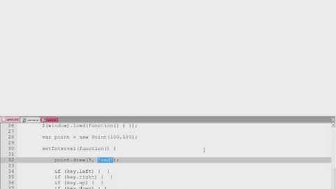 JavaScript HTML Game Development Tutorial 14 - Collision Detection Part 3 - Points  on Canvas