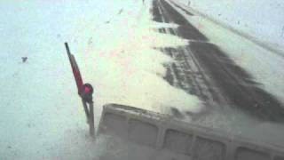 Unimog U300 Winterdienst Schneechaos 2010