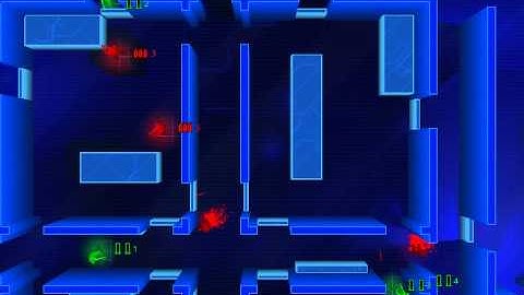 Frozen Synapse: Tintenklecks (green) vs AI (red) First Level in 1 turn