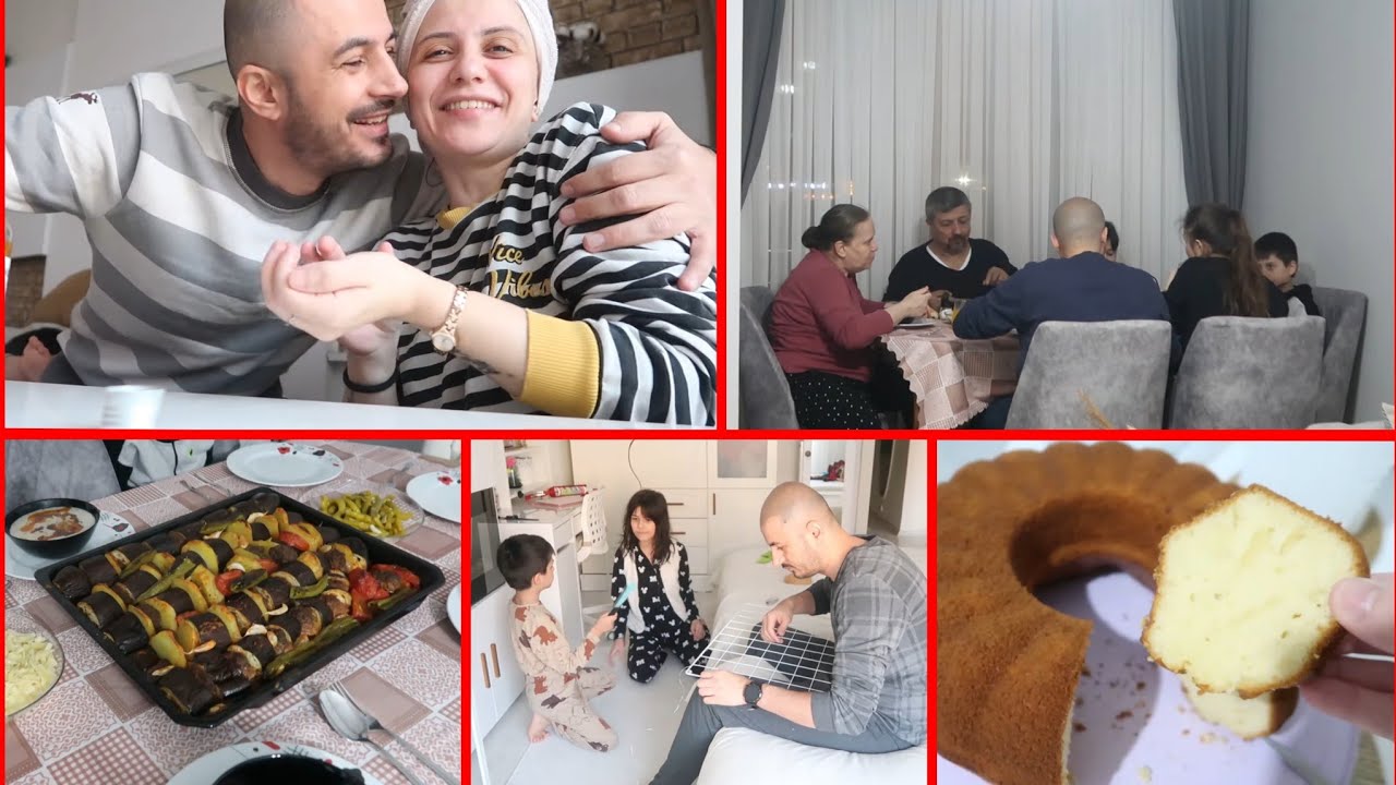 ANNEME YEMEĞE GİTTİK😊DOĞUM GÜNÜ HEDİYELERİ💕LİMONLU KEK👍METAL PANO TAKILDI👍HUZUR DOLU BİR PAZAR🤲