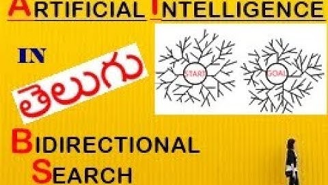 BIDIREECTIONAL SEARCH in TELUGU (ARTIFICIAL INTELLIGENCE) || B.TECH HELPER