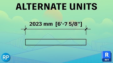 Revit Tutorial - Set Alternate Dimension Units