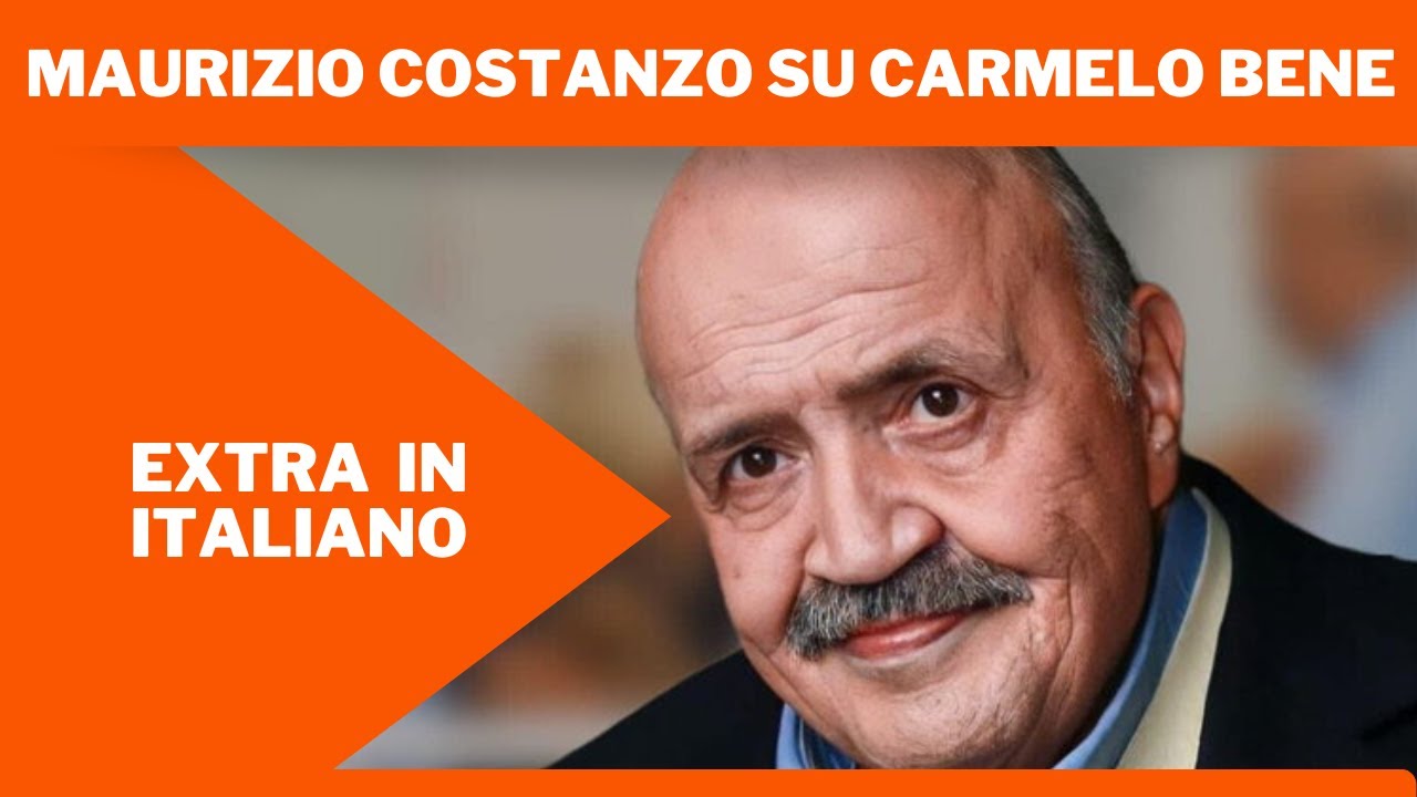 Maurizio Costanzo su Carmelo Bene | Intervista in italiano